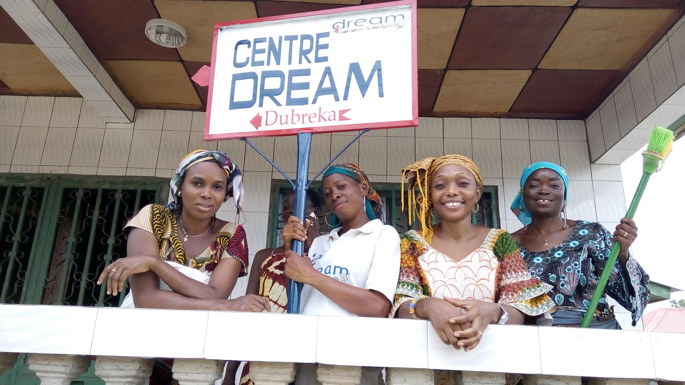 Le centre DREAM de Dubréka est une des 4 unités en activité en Guinée pour le dépistage et l'assistance des malades infectés par le VIH. Photo Sant'Egidio Conakry