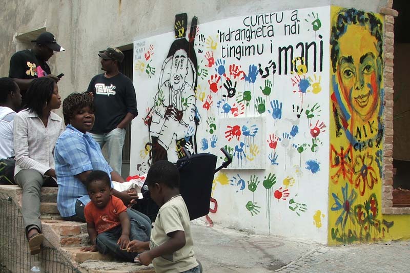 Riace, photo sur le site Italia che cambia.