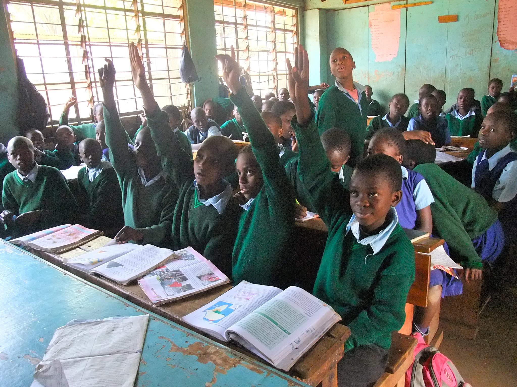 École primaire de Kibera, Nairobi, Kenya, 18 septembre 2012. Photo via ARC / Flickr, sous licence CC BY 2.0.