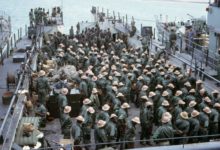 Photo prise sur le bateau à l'aller par un membre du commando