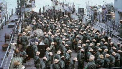 Photo prise sur le bateau à l'aller par un membre du commando